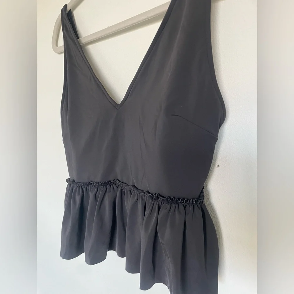 Kortni jeane v neck swim top black medium - Picture 4 of 7